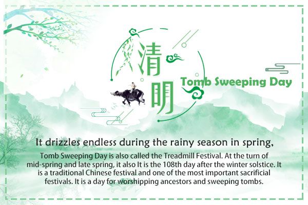 Holiday Notice of Tomb Sweeping Day (Ching Ming Festival) 2022
